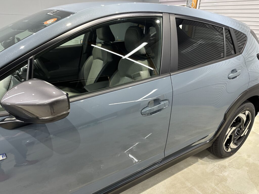 スバルクロストレック・鏡面磨き作業+セラミックコーティング施工事例　富山県　魚津市Ｍ様