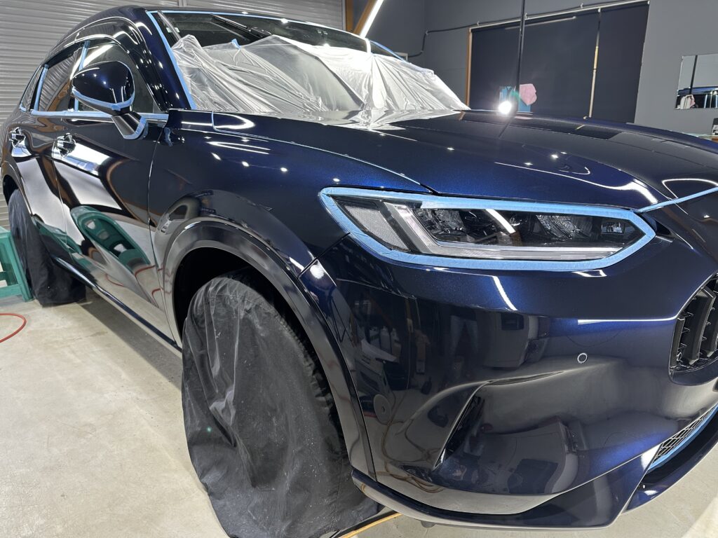 ホンダZR-V・鏡面磨き作業+セラミックコーティング施工事例　富山県魚津市Ｔ様