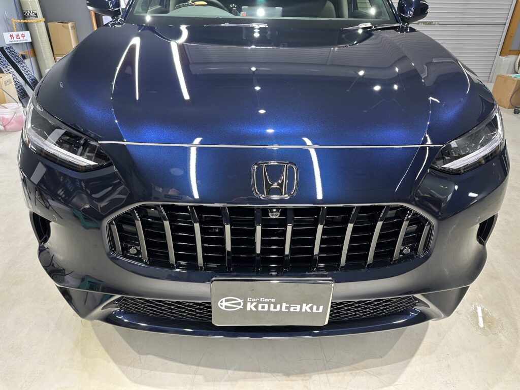 ホンダZR-V・鏡面磨き作業+セラミックコーティング施工事例　富山県魚津市Ｔ様