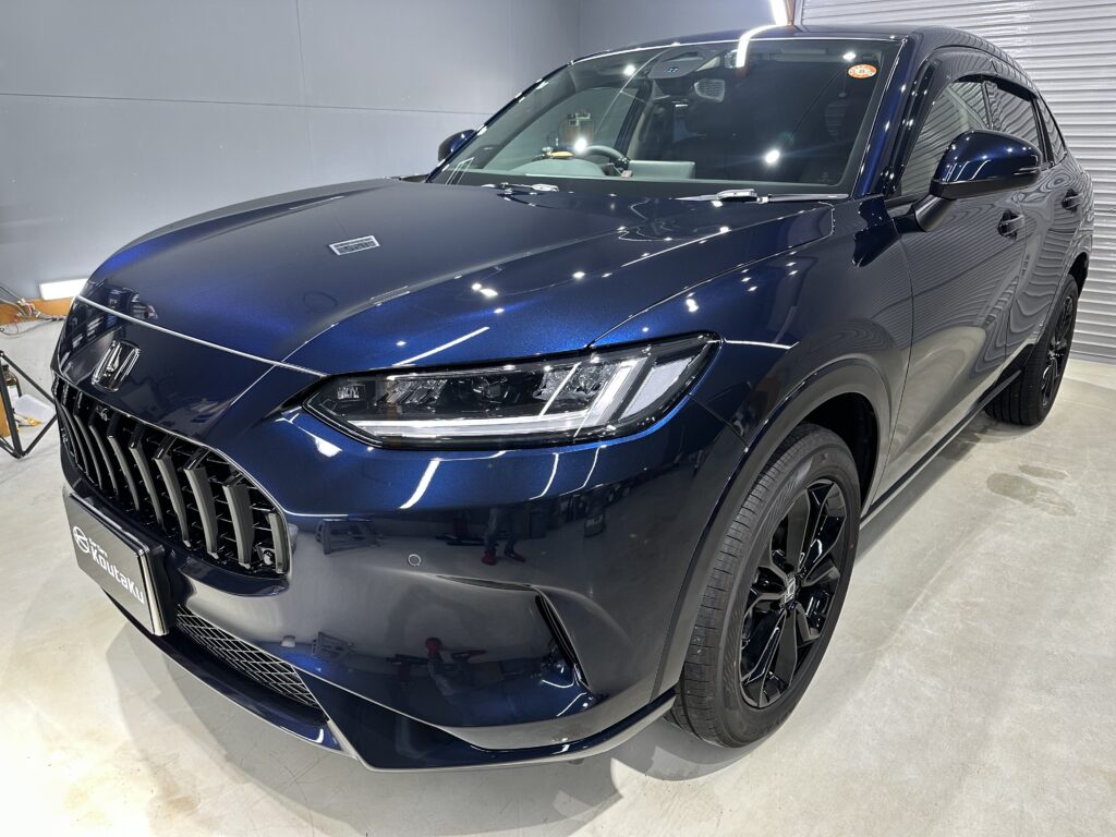 ホンダZR-V・鏡面磨き作業+セラミックコーティング施工事例　富山県魚津市Ｔ様