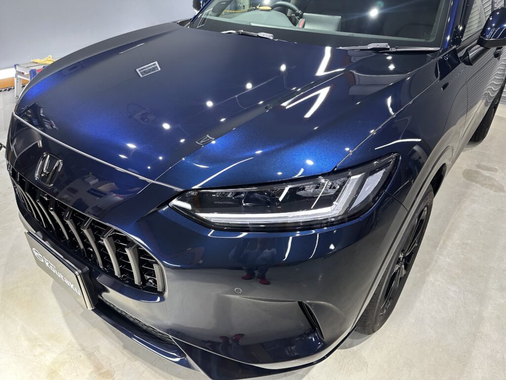 ホンダZR-V・鏡面磨き作業+セラミックコーティング施工事例　富山県魚津市Ｔ様