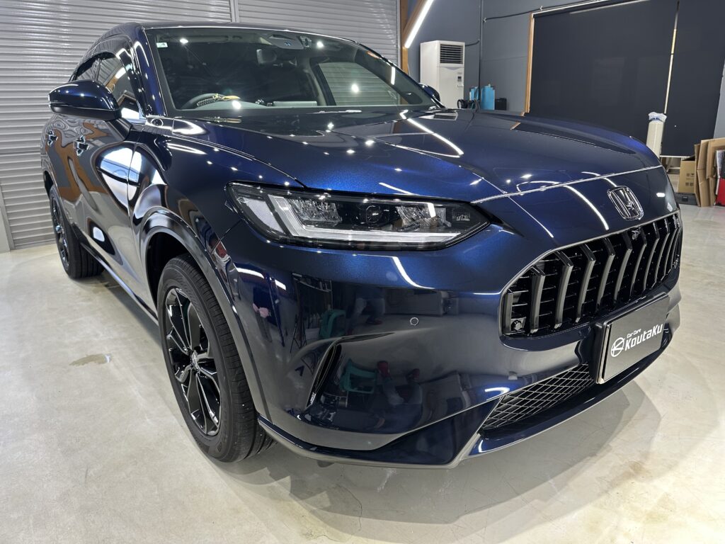 ホンダZR-V・鏡面磨き作業+セラミックコーティング施工事例　富山県魚津市Ｔ様