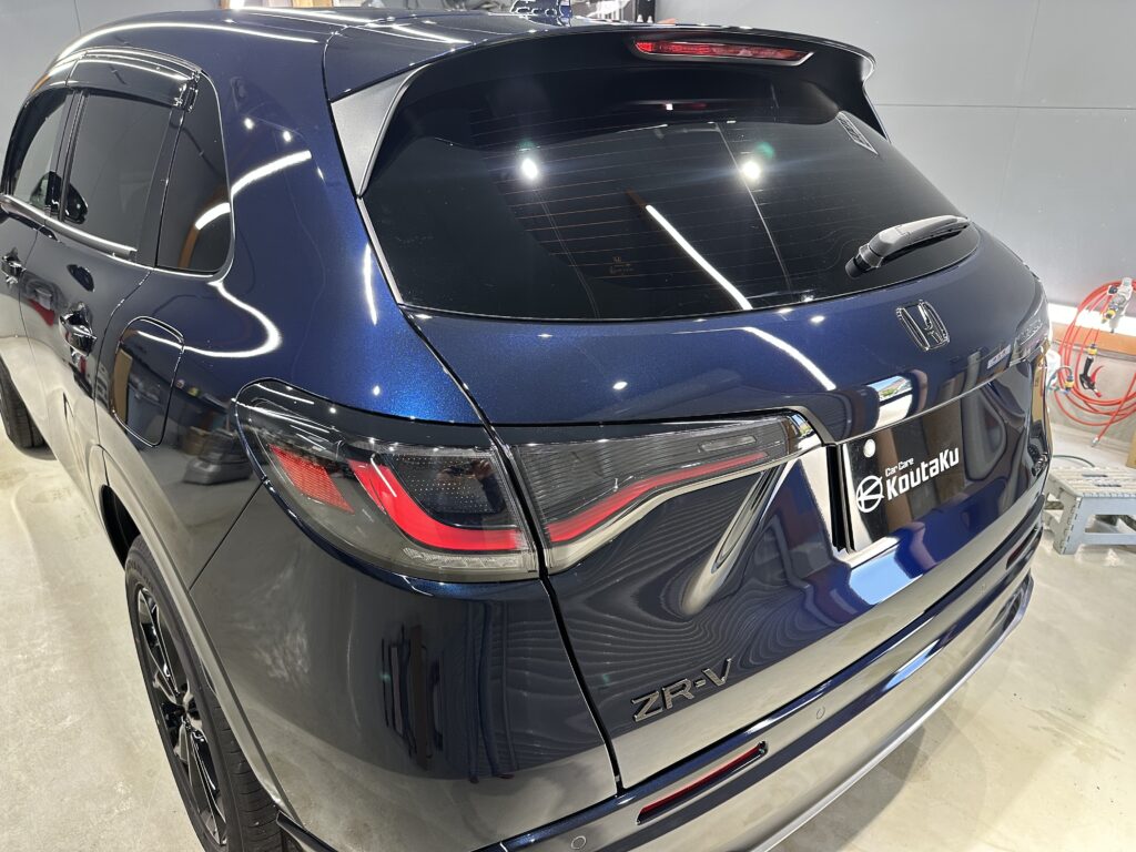 ホンダZR-V・鏡面磨き作業+セラミックコーティング施工事例　富山県魚津市Ｔ様