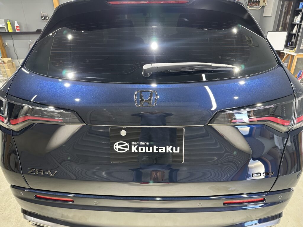 ホンダZR-V・鏡面磨き作業+セラミックコーティング施工事例　富山県魚津市Ｔ様