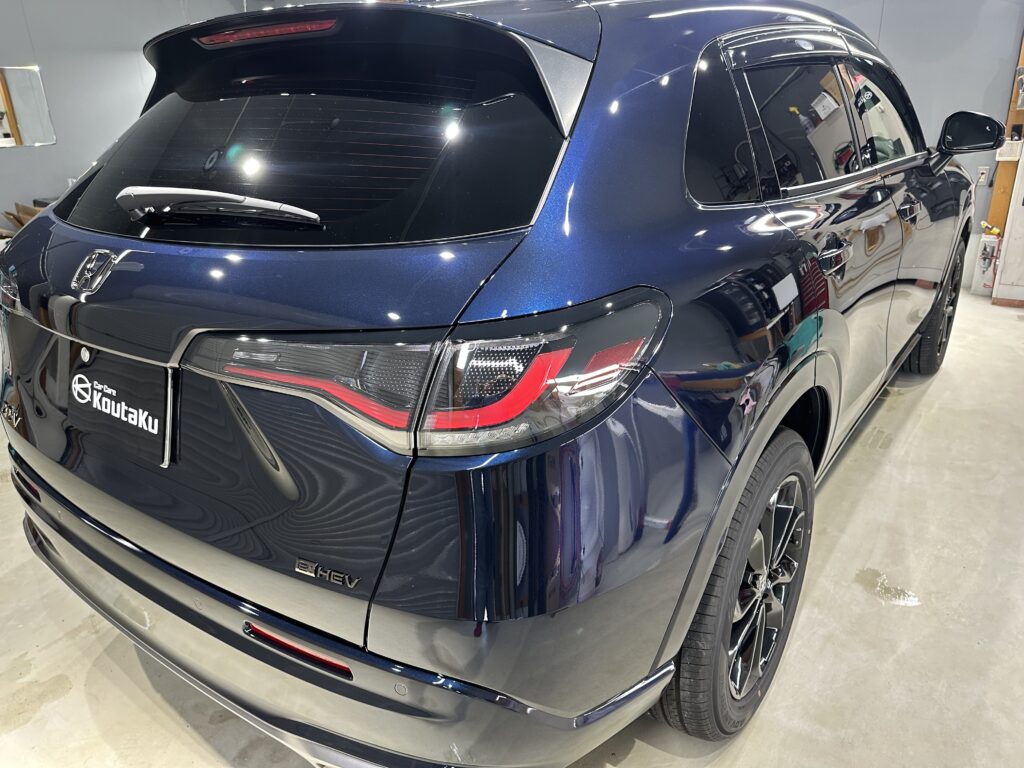 ホンダZR-V・鏡面磨き作業+セラミックコーティング施工事例　富山県魚津市Ｔ様