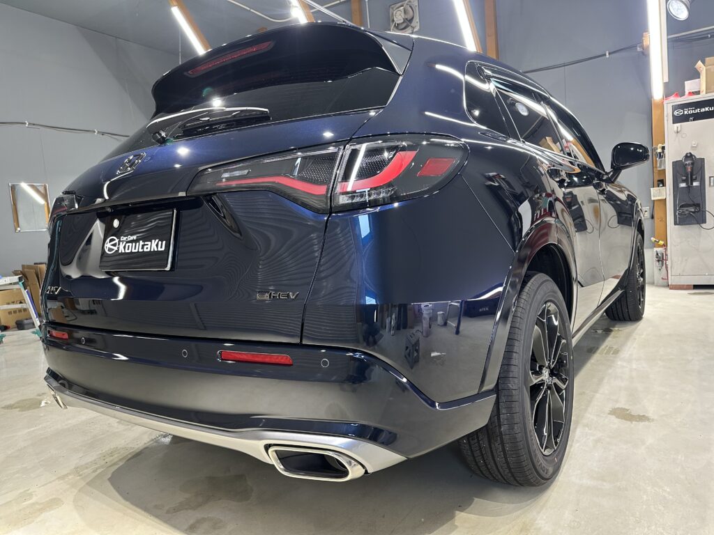 ホンダZR-V・鏡面磨き作業+セラミックコーティング施工事例　富山県魚津市Ｔ様