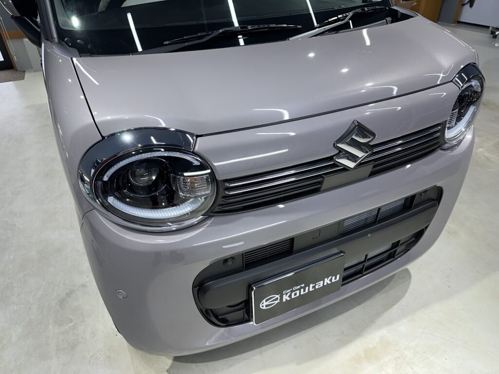 ワゴンRスマイル・BODY鏡面磨き作業+セラミックコーティング　富山県魚津市Y様