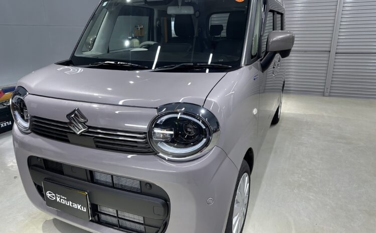 ワゴンRスマイル・BODY鏡面磨き作業+セラミックコーティング　富山県魚津市Y様