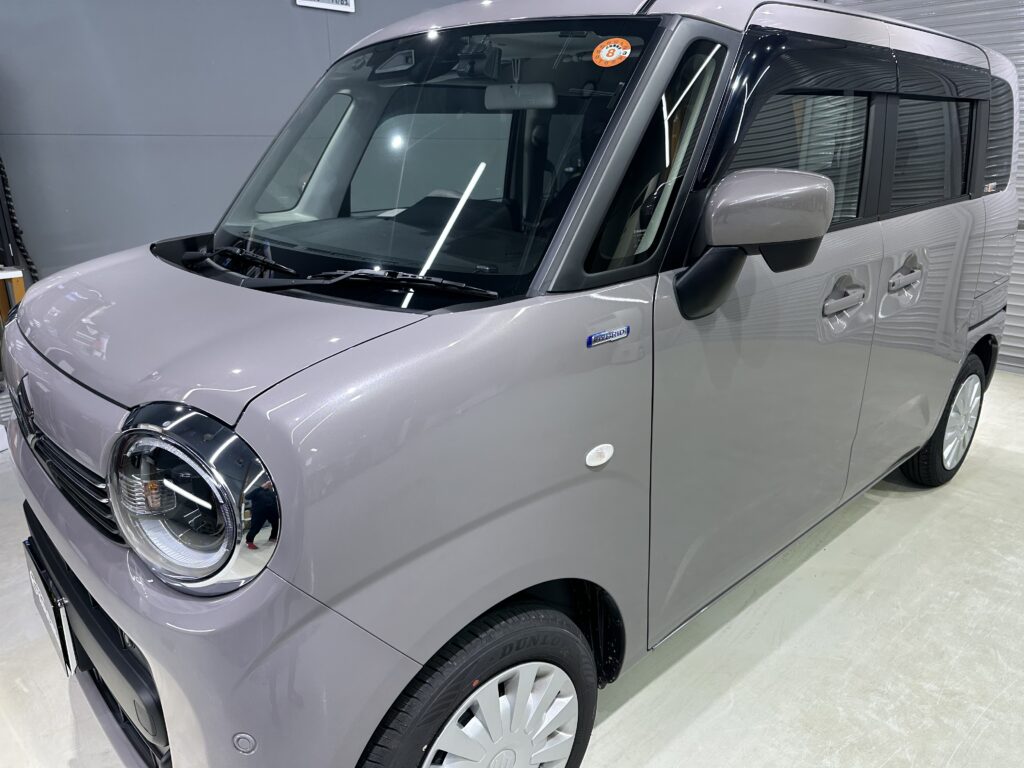 ワゴンRスマイル・BODY鏡面磨き作業+セラミックコーティング　富山県魚津市Y様