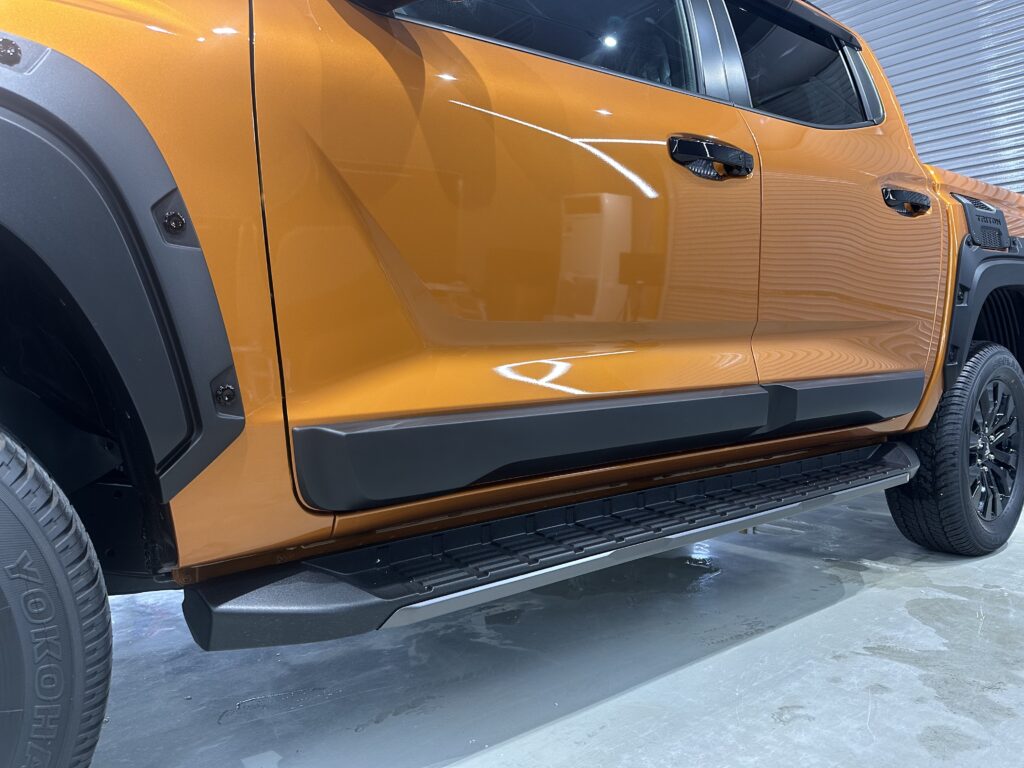 三菱トライトン・鏡面磨き作業+セラミックコーティング施工事例　富山県中新川郡M様