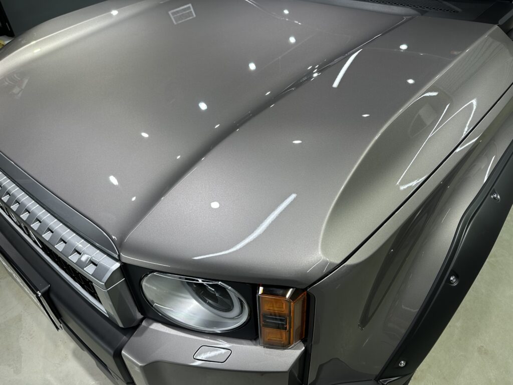 トヨタランドクルーザー２５０・鏡面磨き作業+セラミックコーティング　富山県射水市M様