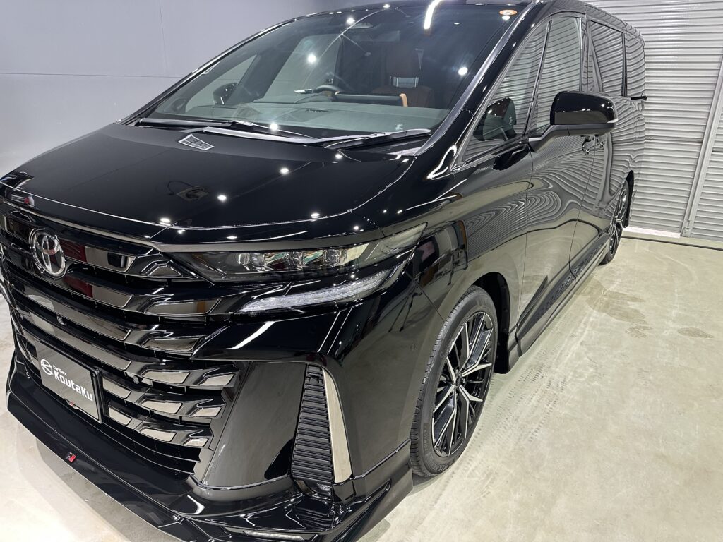 ヴェルファイア・鏡面磨き作業+セラミックコーティング施工事例　富山県魚津市Ｉ様