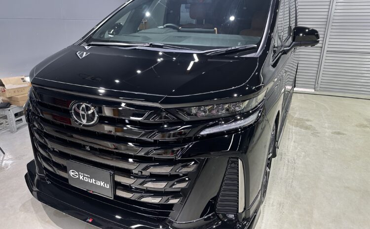 ヴェルファイア・鏡面磨き作業+セラミックコーティング施工事例　富山県魚津市Ｉ様