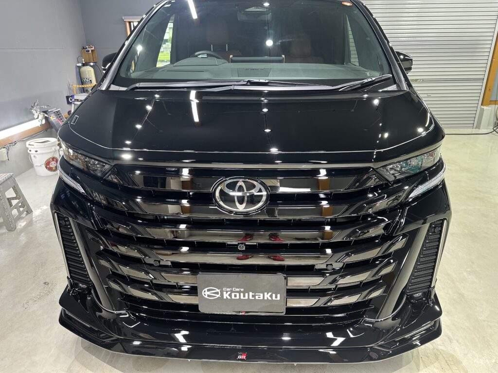 ヴェルファイア・鏡面磨き作業+セラミックコーティング施工事例　富山県魚津市Ｉ様