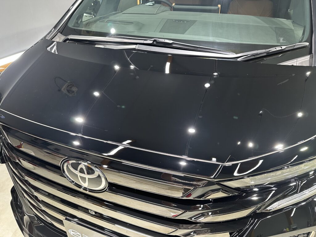 ヴェルファイア・鏡面磨き作業+セラミックコーティング施工事例　富山県魚津市Ｉ様