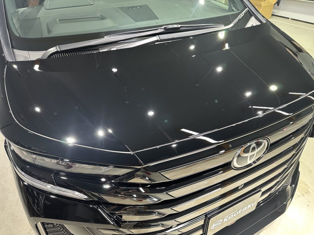 ヴェルファイア・鏡面磨き作業+セラミックコーティング施工事例　富山県魚津市Ｉ様