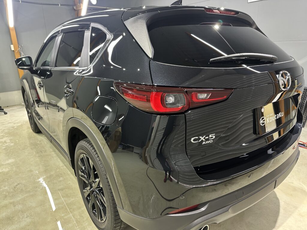 マツダCX-5・鏡面磨き作業+セラミックコーティング施工　富山県黒部市K様