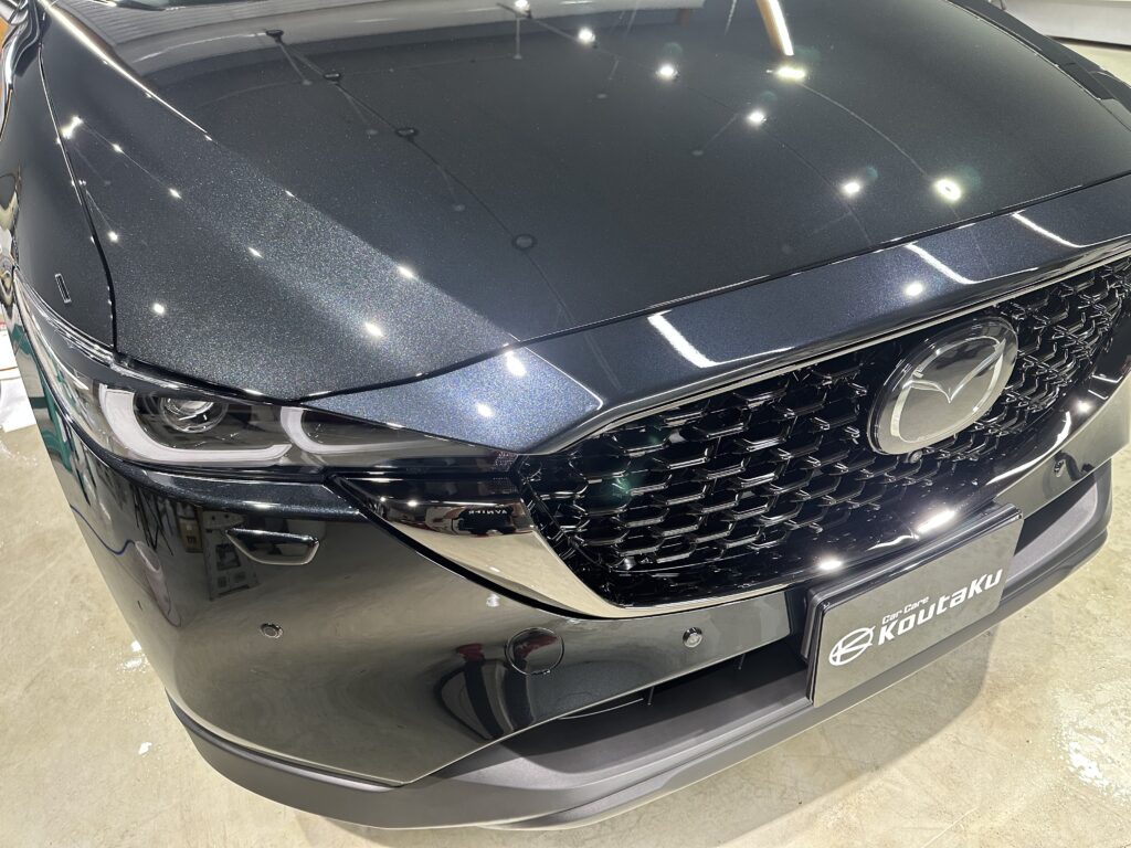 マツダCX-5・鏡面磨き作業+セラミックコーティング施工　富山県黒部市K様