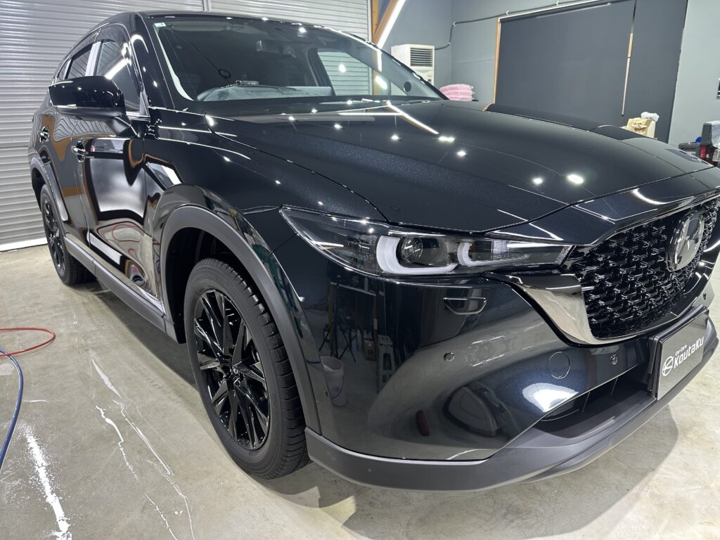 マツダCX-5・鏡面磨き作業+セラミックコーティング施工　富山県黒部市K様