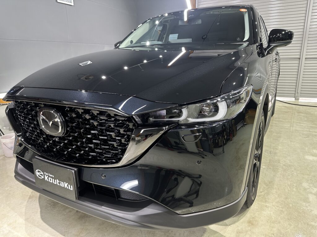 マツダCX-5・鏡面磨き作業+セラミックコーティング施工　富山県黒部市K様