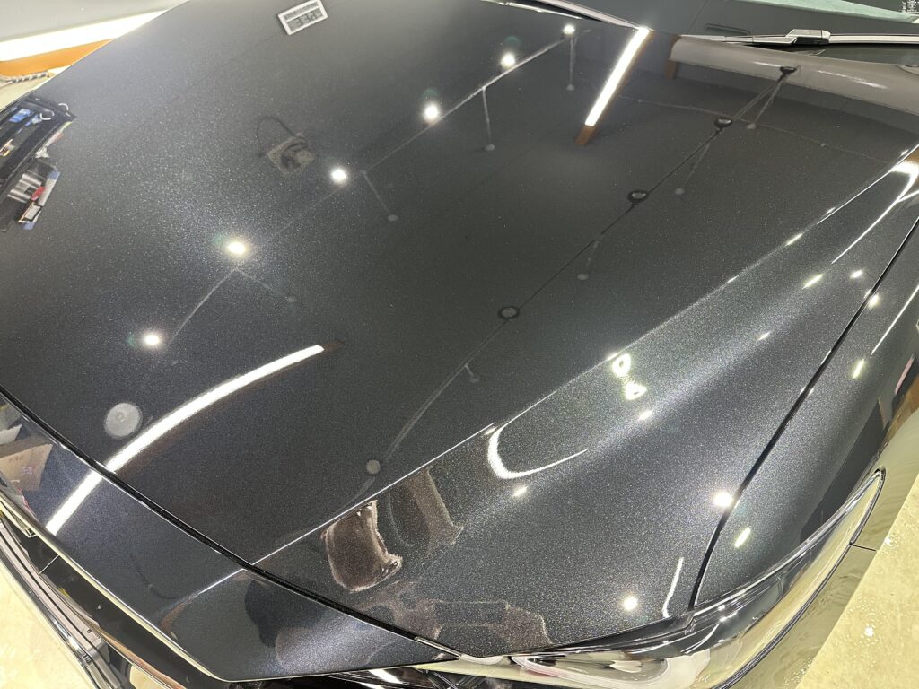 マツダCX-5・鏡面磨き作業+セラミックコーティング施工　富山県黒部市K様