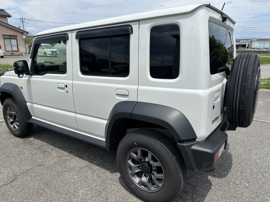 スズキジムニーノマド・遮熱カーフィルム施工事例中新川郡Ｔ様