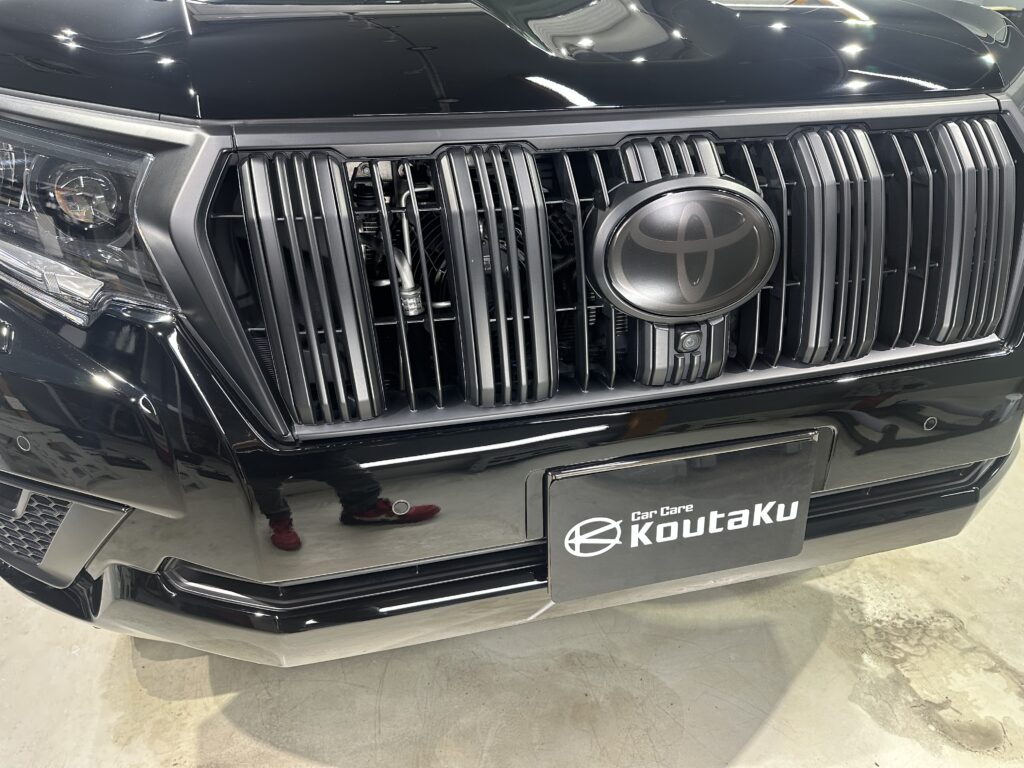 トヨタランドクルーザープラド１５０・鏡面磨き作業+セラミックコーティング施工事例　富山市M様