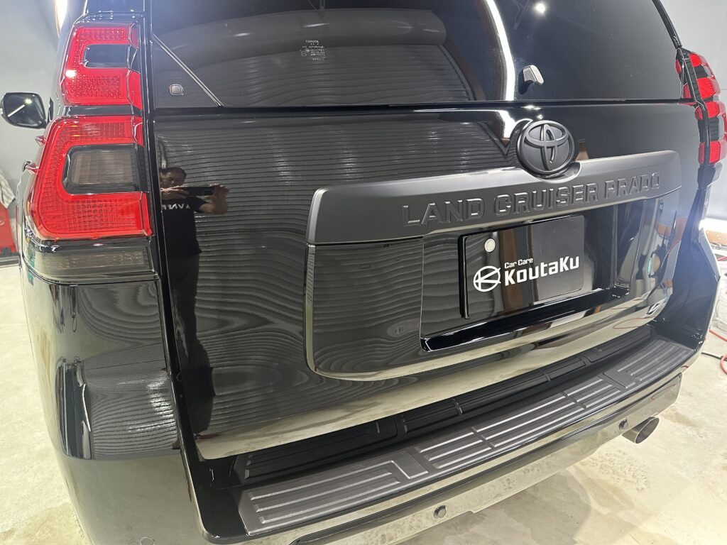 トヨタランドクルーザープラド１５０・鏡面磨き作業+セラミックコーティング施工事例　富山市M様
