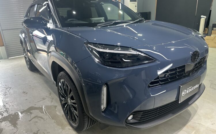 トヨタヤリスクロス・鏡面磨き作業+セラミックコーティング施工事例　富山市F様