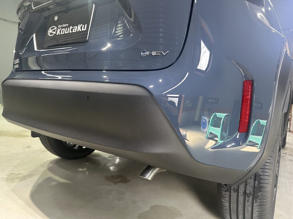 トヨタヤリスクロス・鏡面磨き作業+セラミックコーティング施工事例　富山市F様