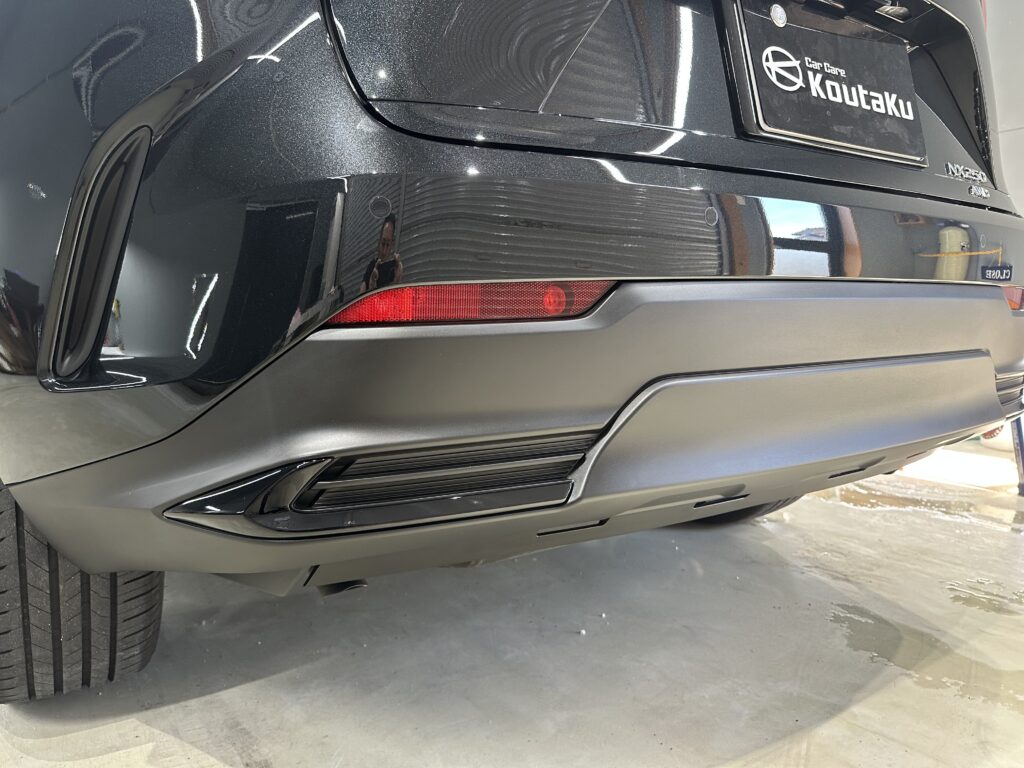 レクサスNX２５０・鏡面磨き作業+セラミックコーティング+遮熱カーフィルム施工事例　高岡市S様