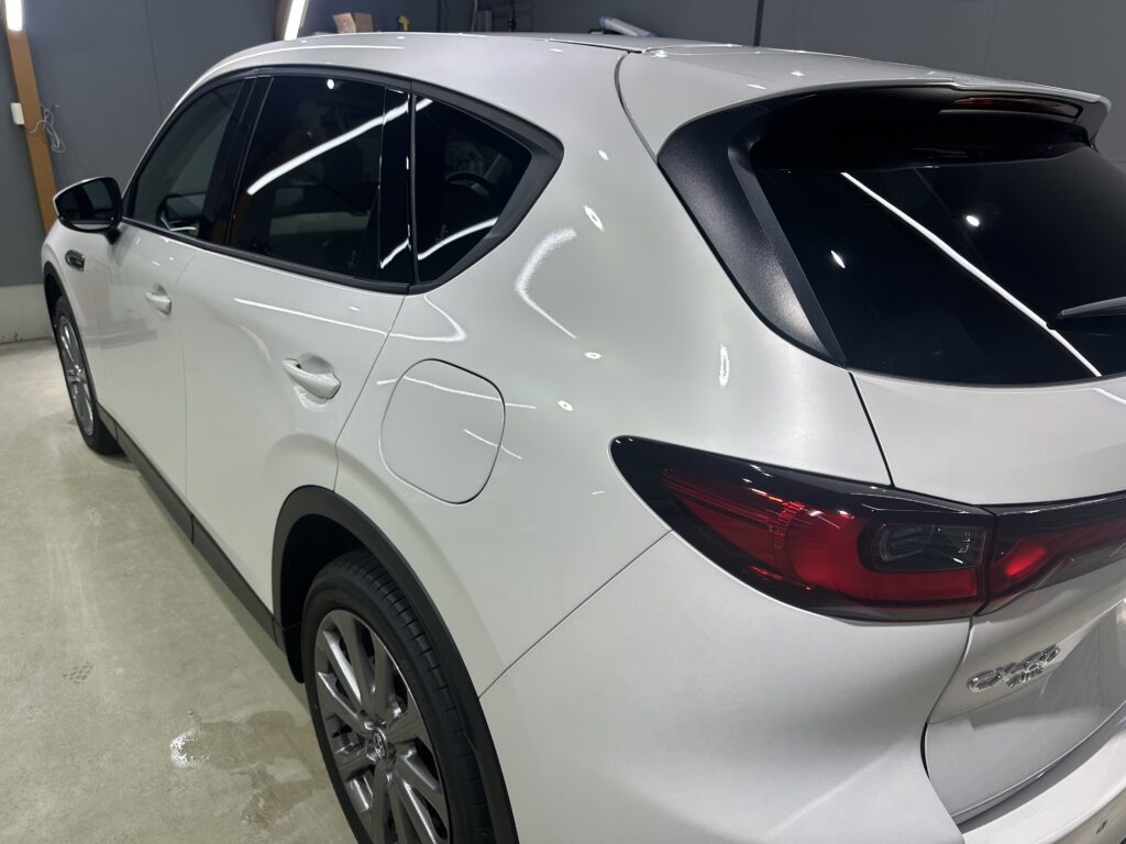 マツダCX-60・鏡面磨き作業+セラミックコーティング施工事例　富山市H様