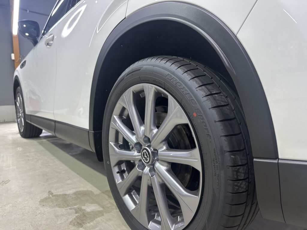 マツダCX-60・鏡面磨き作業+セラミックコーティング施工事例　富山市H様