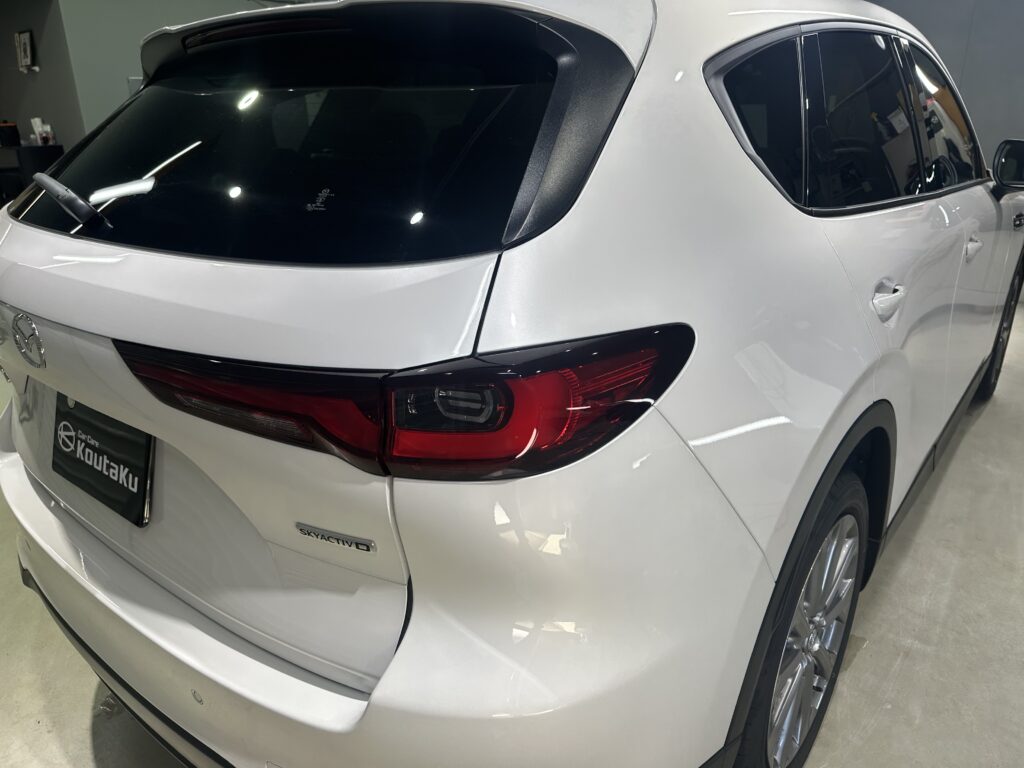 マツダCX-60・鏡面磨き作業+セラミックコーティング施工事例　富山市H様