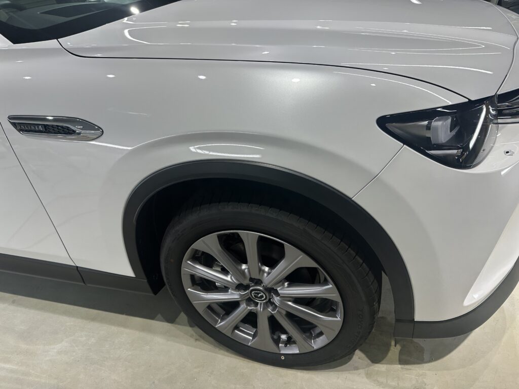 マツダCX-60・鏡面磨き作業+セラミックコーティング施工事例　富山市H様