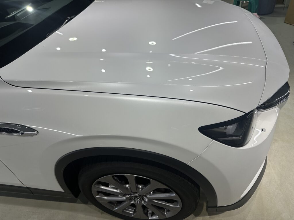 マツダCX-60・鏡面磨き作業+セラミックコーティング施工事例　富山市H様