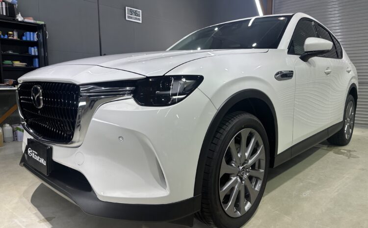 マツダCX-60・鏡面磨き作業+セラミックコーティング施工事例　富山市H様