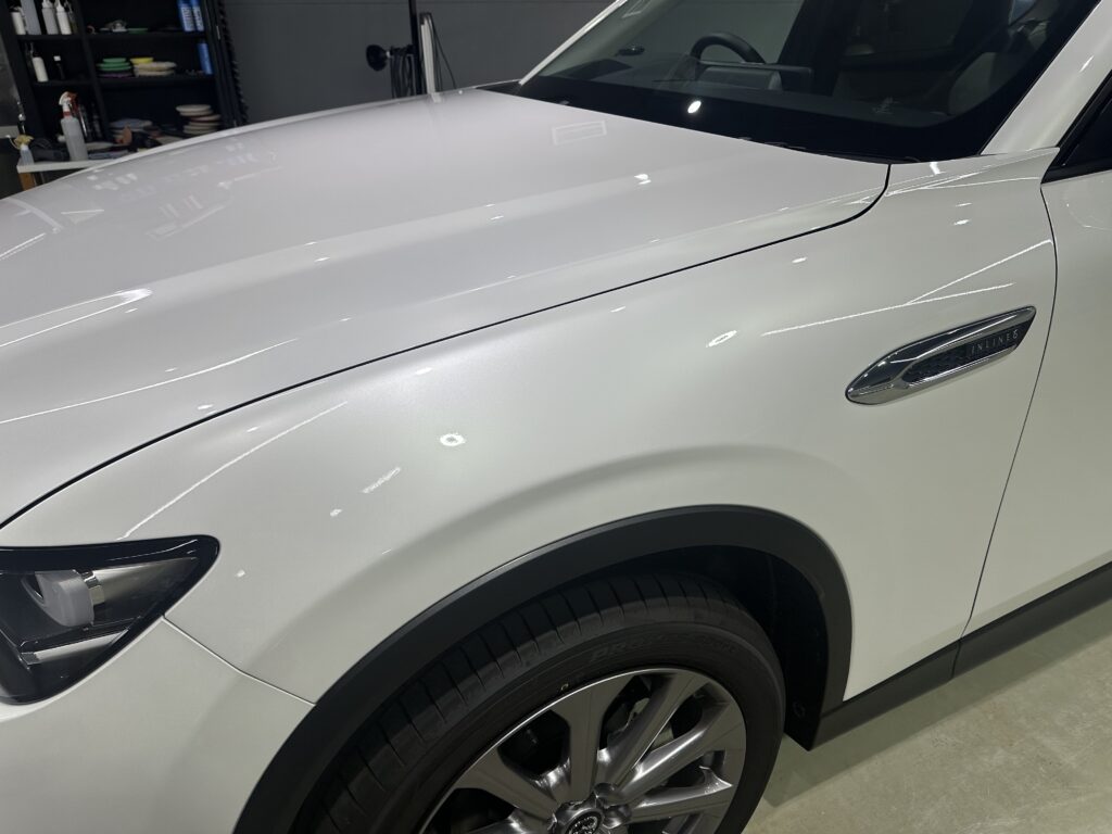 マツダCX-60・鏡面磨き作業+セラミックコーティング施工事例　富山市H様