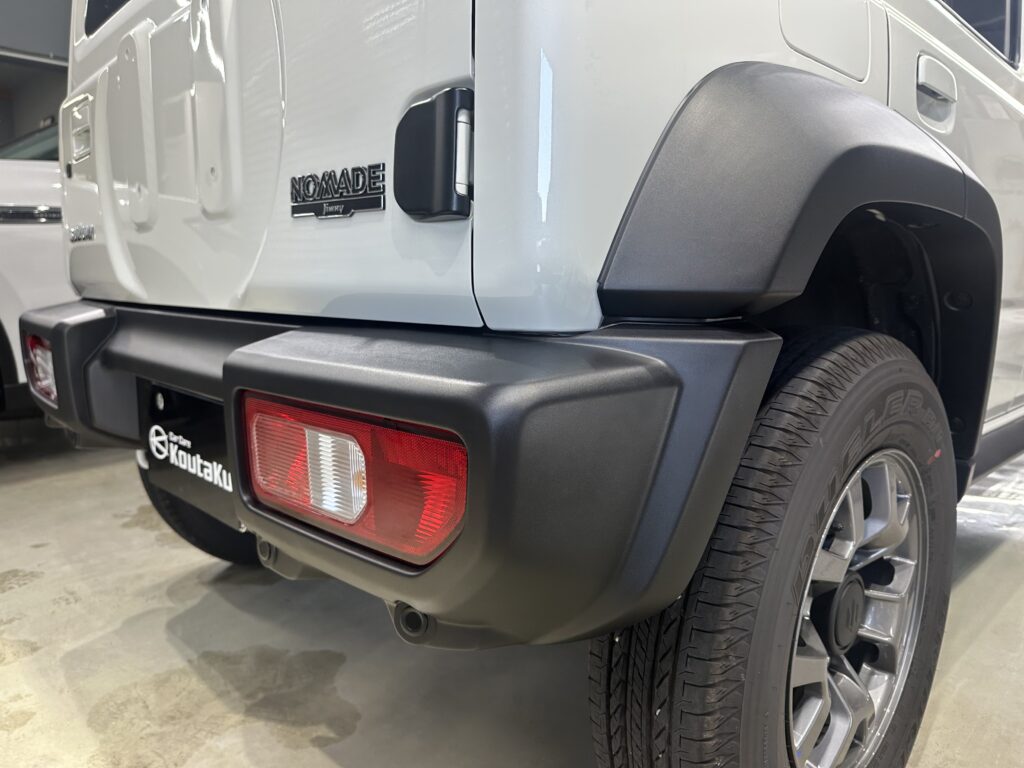 スズキジムニーノマド・鏡面磨き作業+セラミックコーティング施工事例　中新川郡Ｔ様
