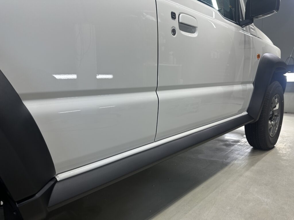 スズキジムニーノマド・鏡面磨き作業+セラミックコーティング施工事例　中新川郡Ｔ様