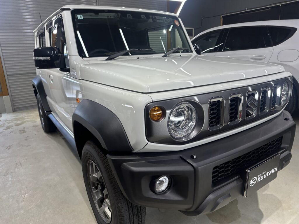 スズキジムニーノマド・鏡面磨き作業+セラミックコーティング施工事例　中新川郡Ｔ様