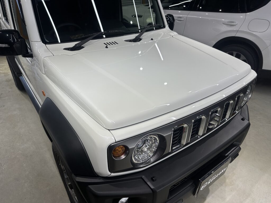 スズキジムニーノマド・鏡面磨き作業+セラミックコーティング施工事例　中新川郡Ｔ様