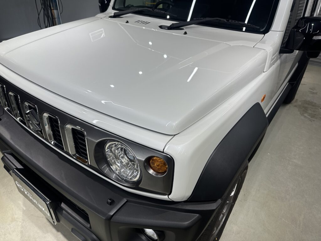 スズキジムニーノマド・鏡面磨き作業+セラミックコーティング施工事例　中新川郡Ｔ様