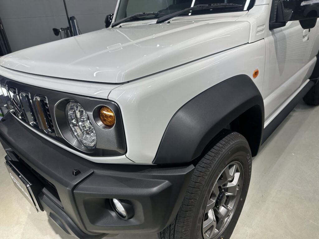 スズキジムニーノマド・鏡面磨き作業+セラミックコーティング施工事例　中新川郡Ｔ様