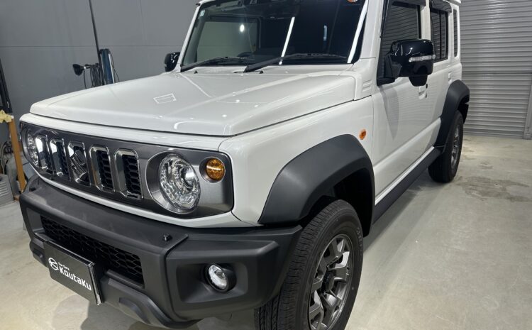 スズキジムニーノマド・鏡面磨き作業+セラミックコーティング施工事例　中新川郡Ｔ様