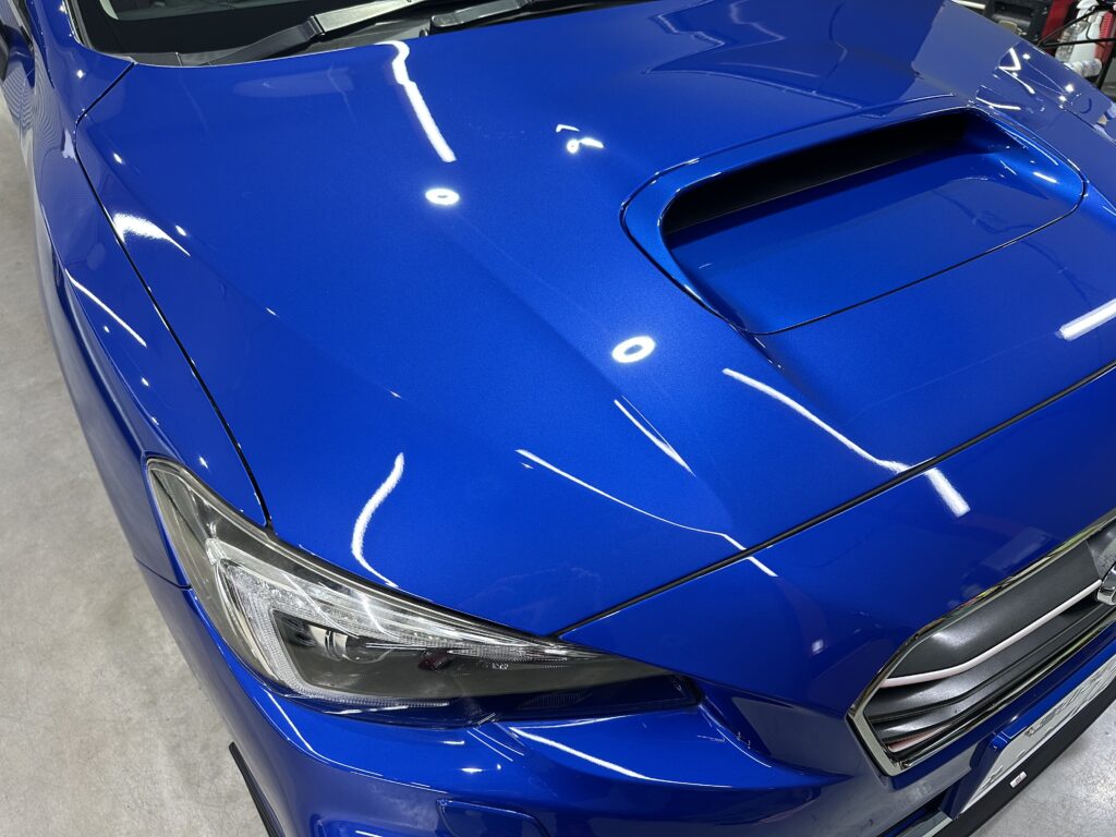 スバル・レヴォーグ・鏡面磨き作業+セラミックコーティング施工事例　中新川郡S様