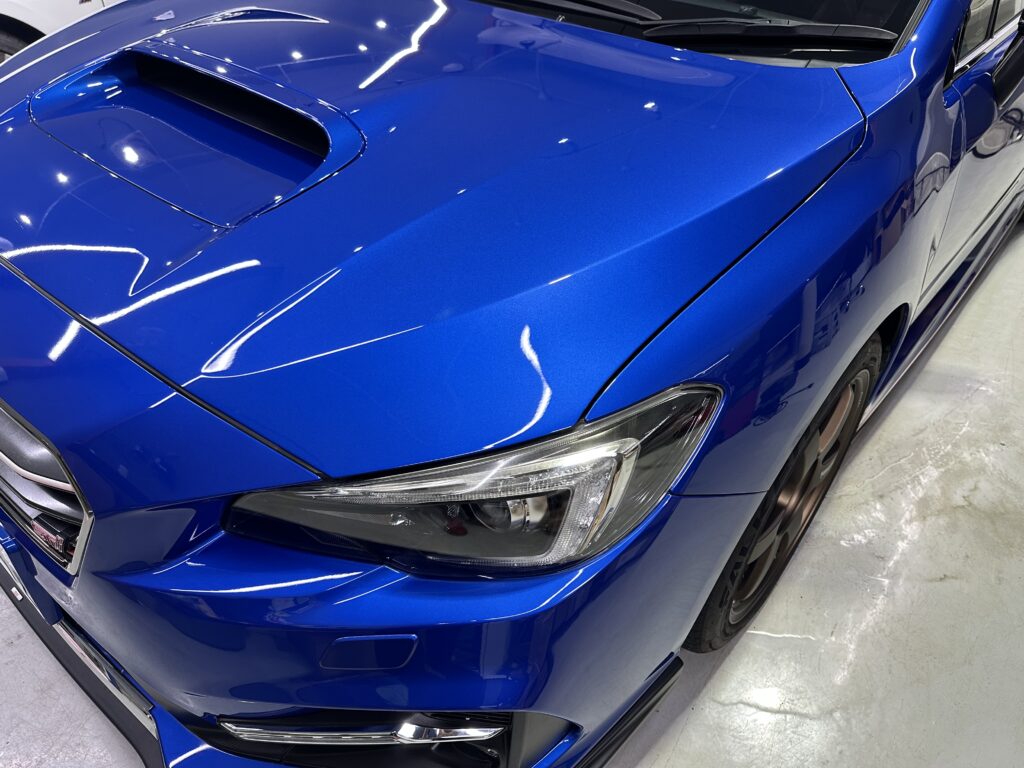 スバル・レヴォーグ・鏡面磨き作業+セラミックコーティング施工事例　中新川郡S様