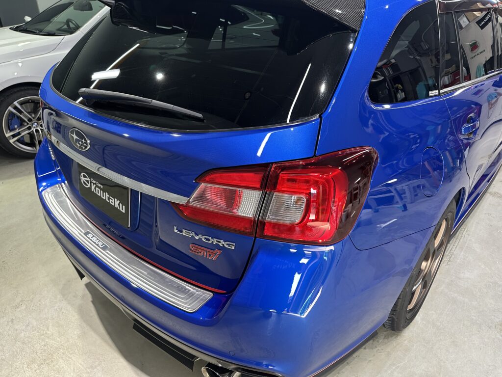 スバル・レヴォーグ・鏡面磨き作業+セラミックコーティング施工事例　中新川郡S様