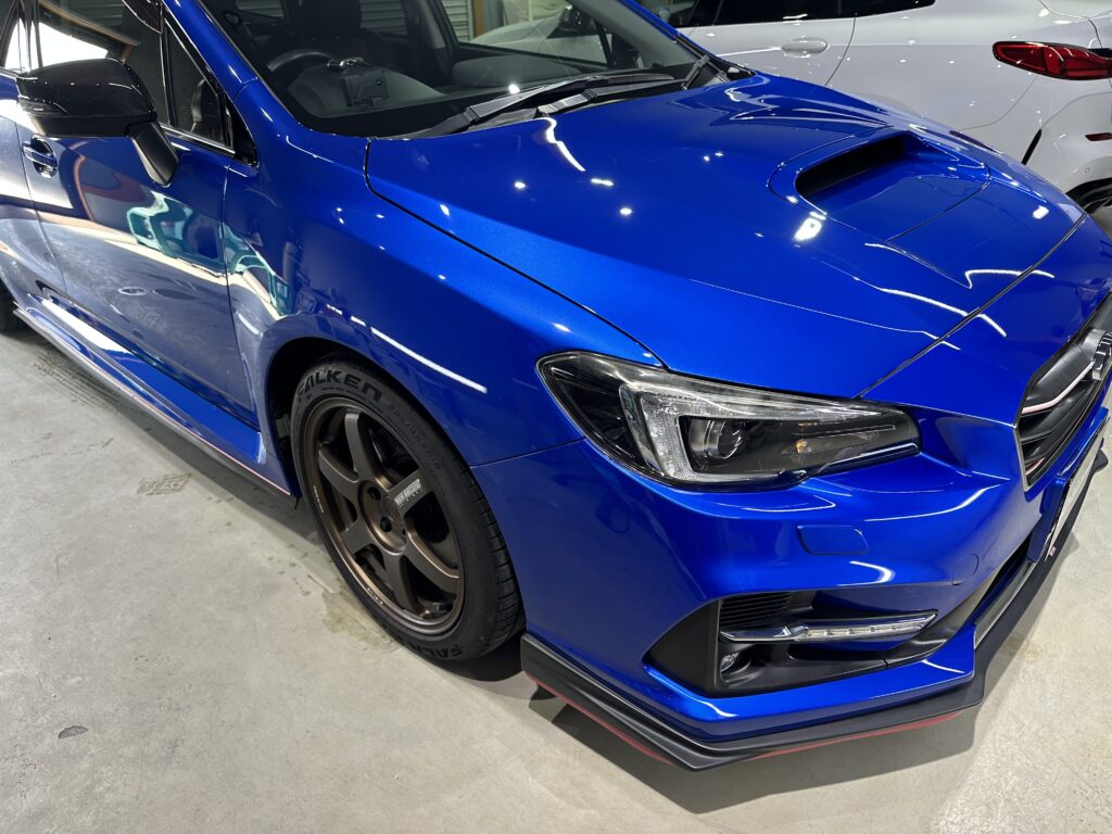 スバル・レヴォーグ・鏡面磨き作業+セラミックコーティング施工事例　中新川郡S様