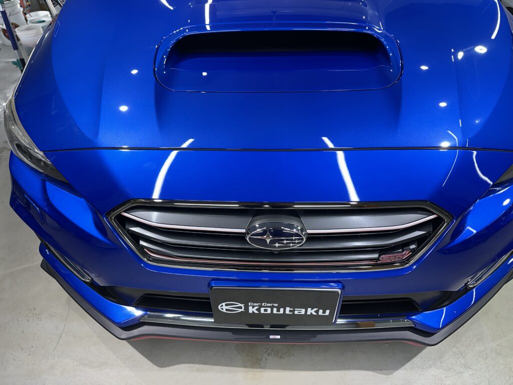スバル・レヴォーグ・鏡面磨き作業+セラミックコーティング施工事例　中新川郡S様